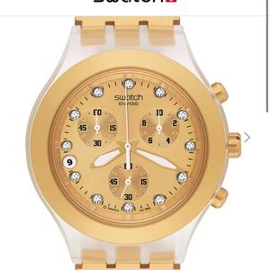 Swatch Irony Diaphane- Full Blooded Gold Tone Watch